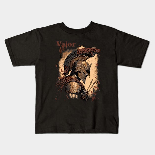 Spartan Valor Kids T-Shirt by Abili-Tees